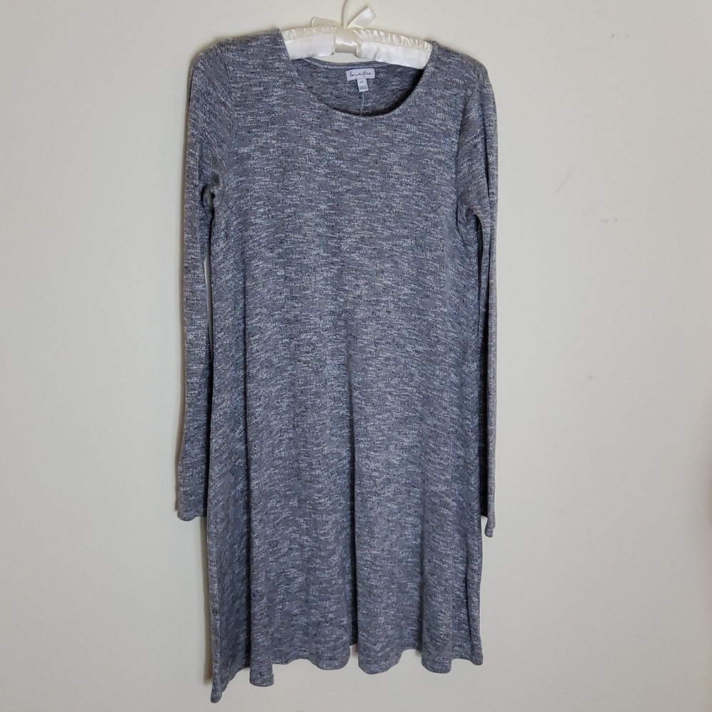 Love Fire Knit Dress Long Sleeves